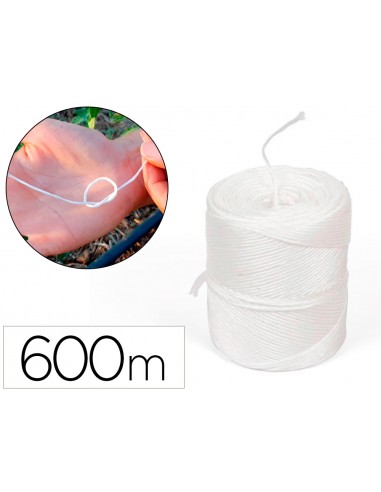 Cuerda rafia liderpapel color blanco...