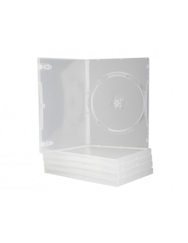 Caja dvd q-connect transparente pack...