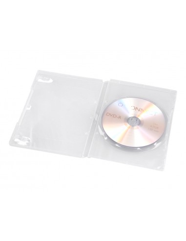 Caja dvd q-connect transparente pack...