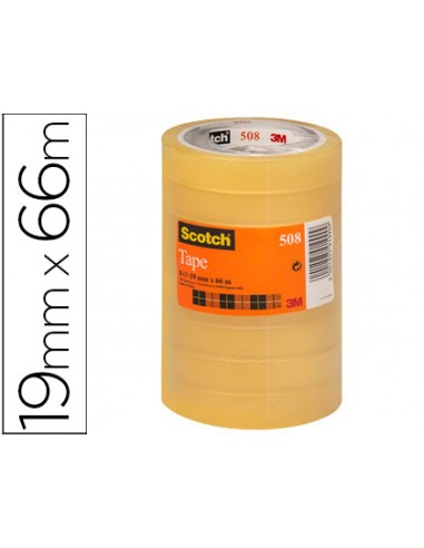 Cinta adhesiva scotch transparente 66...