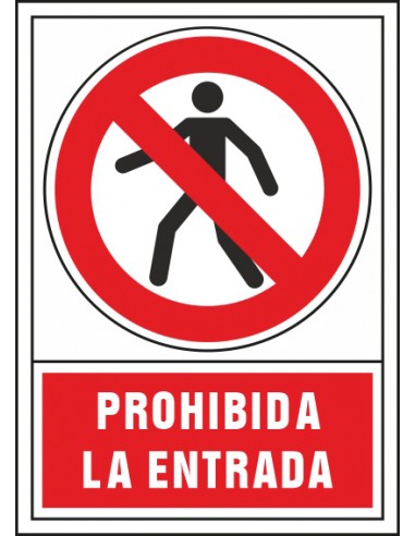 Pictograma syssa señal de prohibicion...