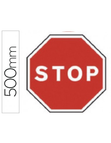 Pictograma syssa señal vial stop en...