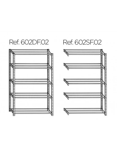 Estanteria paperflow metalica 6...