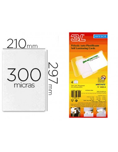 Bolsa de plastificar 3l office manual...