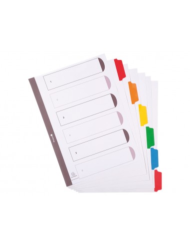 Separador exacompta cartulina juego...