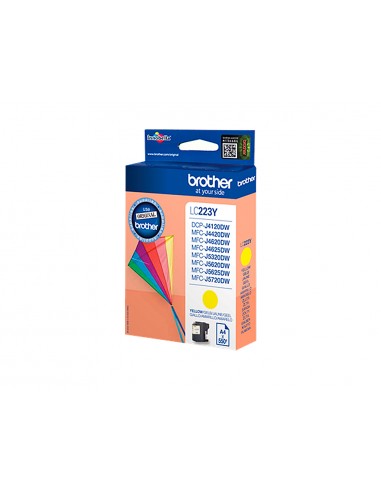 Ink-jet brother lc-223cbp amarillo...
