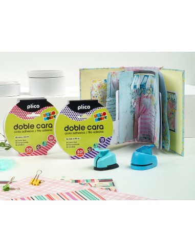 Cinta adhesiva plico doble cara 20 mt...