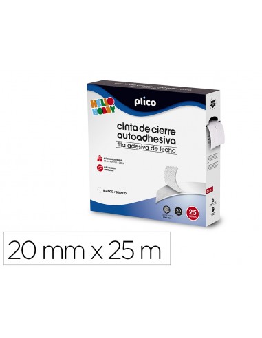 Cinta de cierre adhesiva plico velcro...