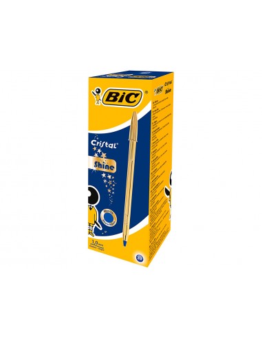 Boligrafo bic cristal celebration oro...