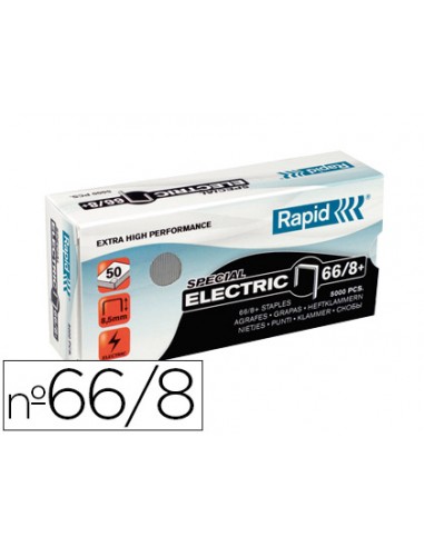 Grapas rapid nº 66/8+ galvanizadas...