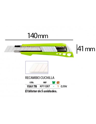 Cuter q-connect plastico ancho con...