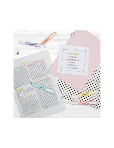 Rotulador stabilo fluorescente swing...