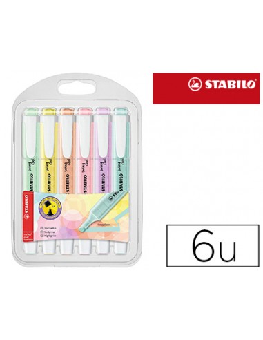 Rotulador stabilo fluorescente swing...