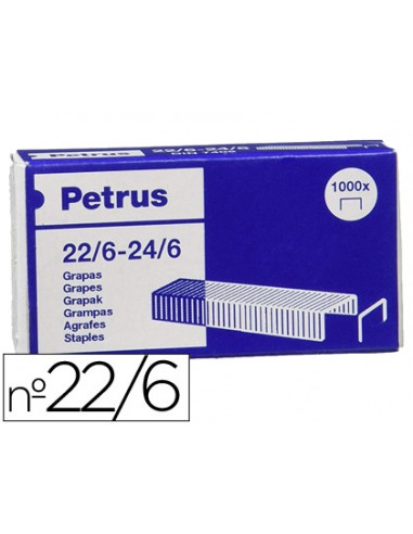Grapas petrus nº 22/6 galvanizada...