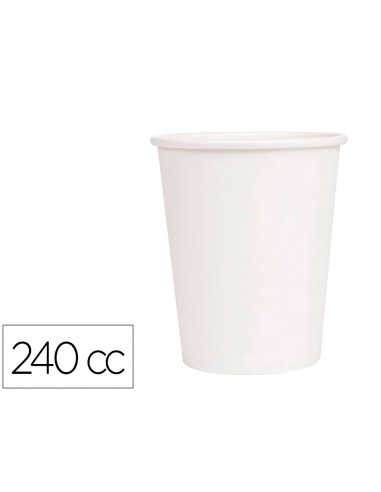 Vaso termico carton blanco 240 cc...