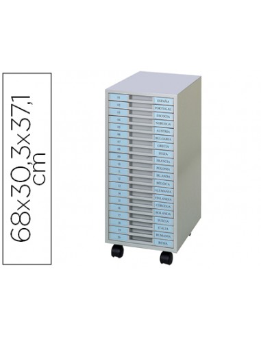 Archivador metalico clen 20 bandejas...