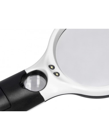 Lupa q-connect electrica aro abs 75...