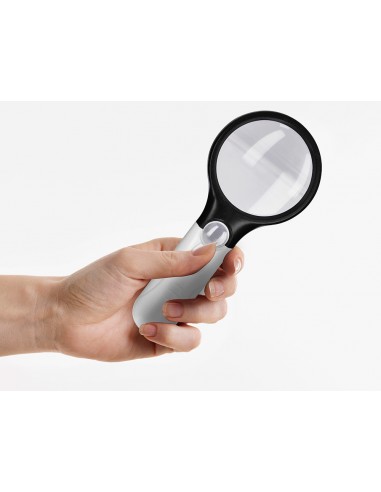 Lupa q-connect electrica aro abs 75...