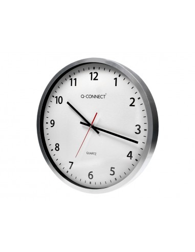 Reloj q-connect de pared plastico...