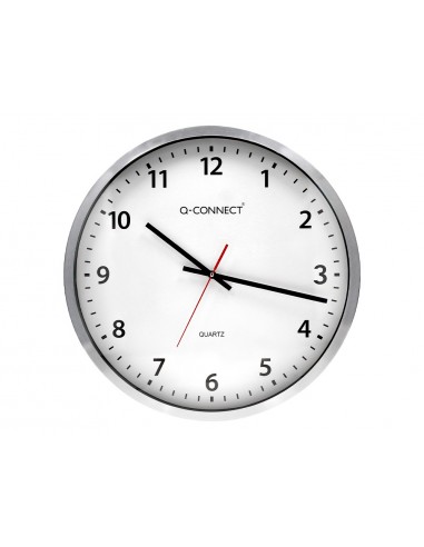 Reloj q-connect de pared plastico...