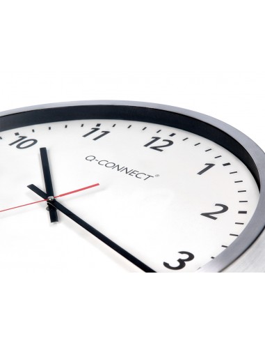 Reloj q-connect de pared plastico...