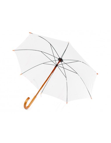 Paraguas de poliester blanco 105 cm...