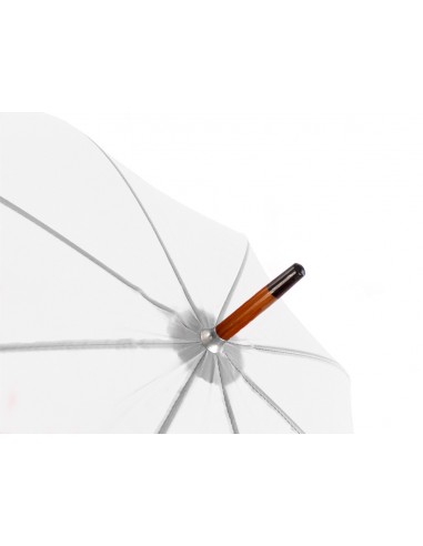 Paraguas de poliester blanco 105 cm...