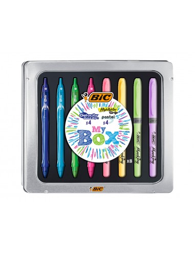 Set bic caja metalica 4 gelocity...