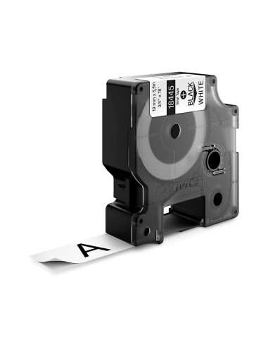 Cinta dymo vinilo blanco 19mm x 5,5mt...