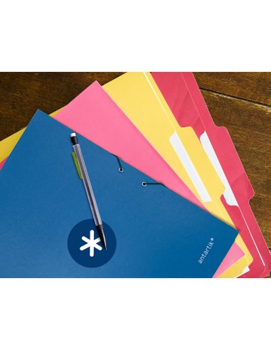 Carpeta antartik gomas a4 3 solapas...