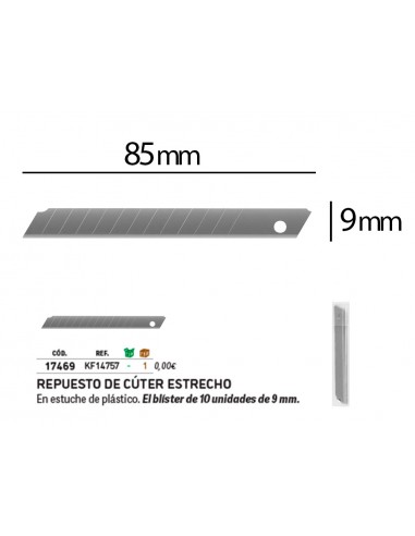 Repuesto cuter q-connect estrecho...