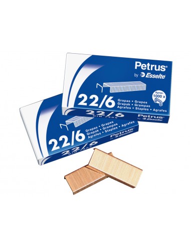 Grapas petrus nº 26/6 caja de 5000...