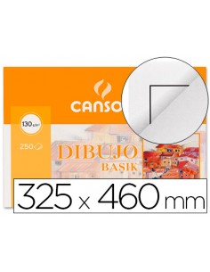Papel dibujo basik 32.5x46...