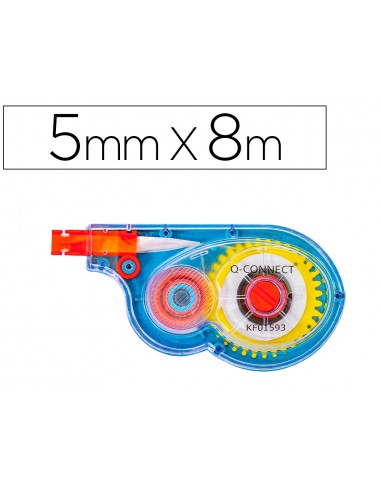 Corrector q-connect cinta blanco 5 mm...