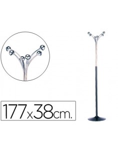 Perchero metalico pie 6...