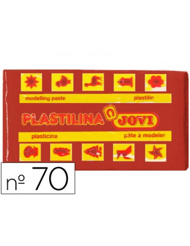 Plastilina jovi 70 marron unidad...