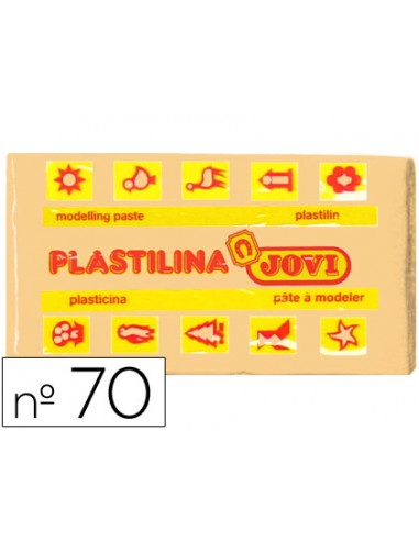 Plastilina jovi 70 carne unidad...