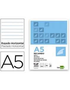 Recambio liderpapel a5 120...