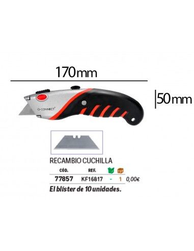 Cuter q-connect metalico ancho...