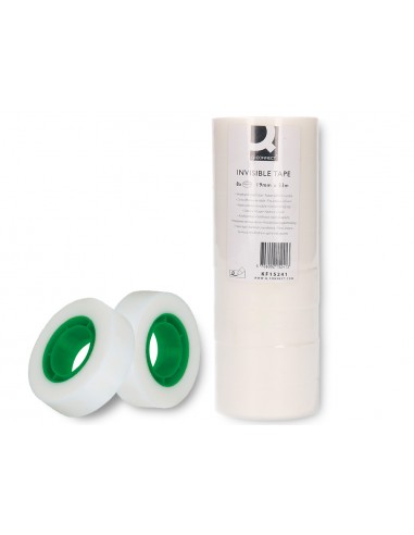 Cinta adhesiva q-connect invisible 33...