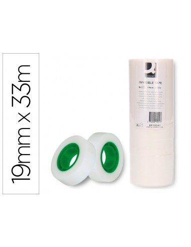 Cinta adhesiva q-connect invisible 33...