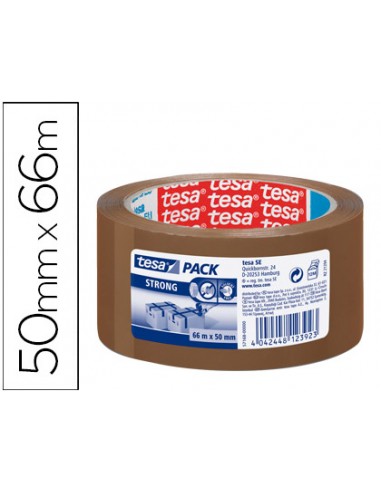 Cinta adhesiva tesa marron strong 66...