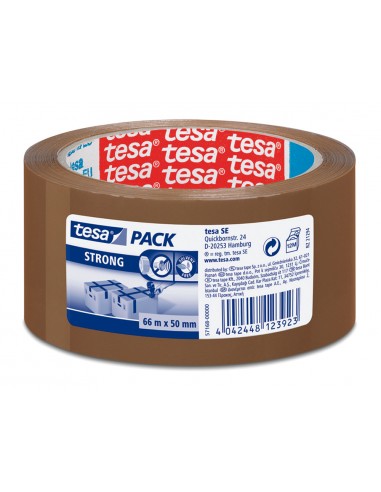 Cinta adhesiva tesa marron strong 66...