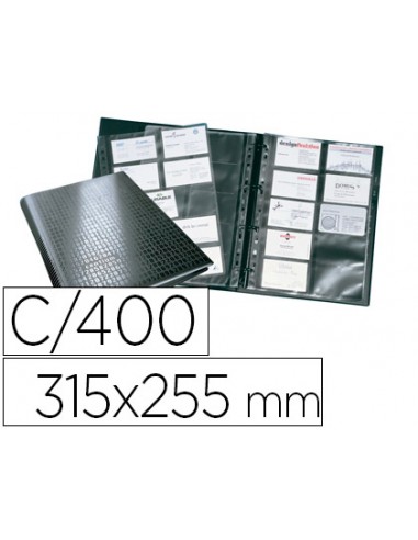 Tarjetero durable din a4 visifix...