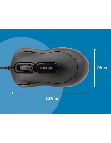 Raton kensington optico 800 dpi negro