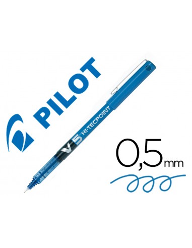 Rotulador pilot punta aguja v-5 azul...