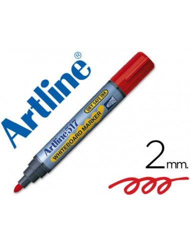 Rotulador artline pizarra ek-517 rojo...