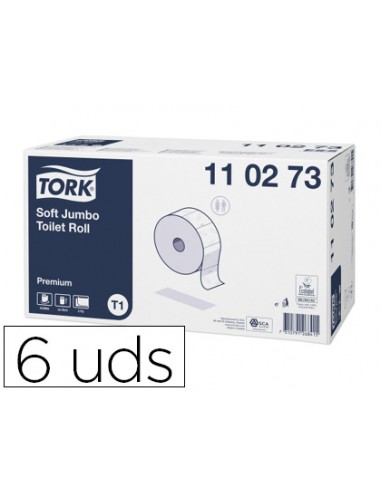 Papel higienico tork jumbo suave 2...