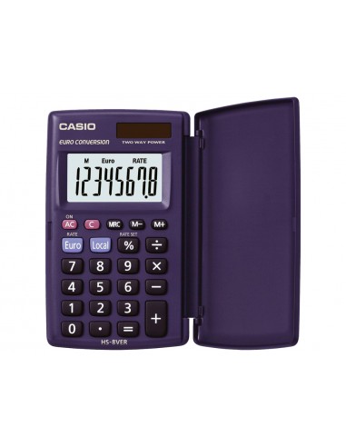 Calculadora casio hs-8ver bolsillo 8...