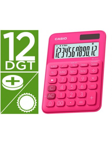 Calculadora casio ms-20uc-rd...